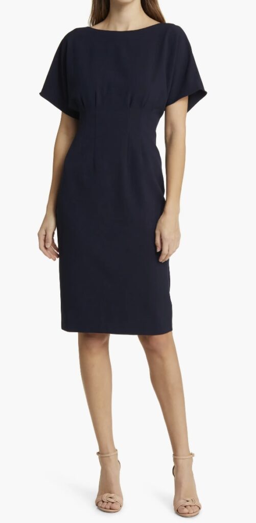 Nordstrom Sale Favorites From Our Nashville Personal Stylists Flutter Sleeve Knee Length Dress versatile dress for work what to buy in the Nordstrom Sale classic dress for your closet must have items in Nordstrom Sale closet classics