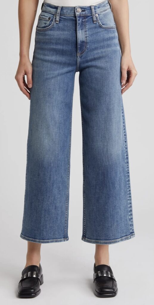 Medium Wash Wide Leg Ankle Jeans NSale Favorites must have jeans for fall the best wide leg jeans what to buy for fall what to buy at the NSale must have pieces for fall Nashville Personal Stylists share favorite NSale items Nashville personal shoppers share what to buy in the NSale