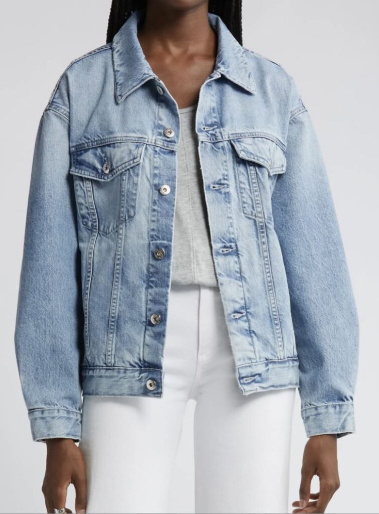 Nordstrom Sale Favorites From Our Nashville Personal Stylists Relaxed Fit Denim Jacket fall staples what to buy in the Nordstrom Sale must have items in the Nordstrom Sale what to buy this fall fall must haves for your closet the best jean jacket