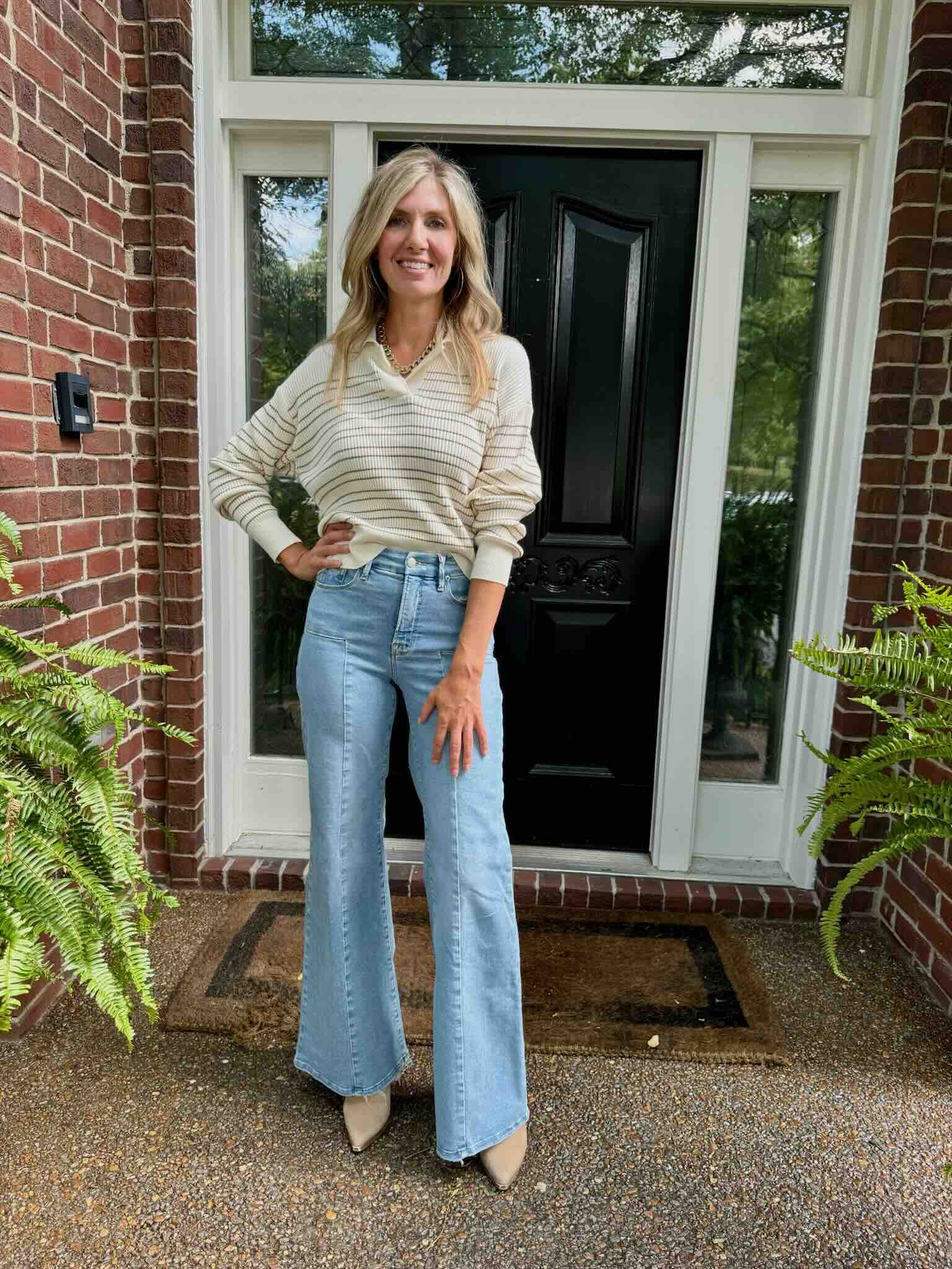 The Ultimate Wide Leg Denim Guide: Our Top Picks Nashville personal stylists share must have denim for fall the best denim for fall and winter Nashville personal shoppers share the best wide leg denim the best medium wash denim for fall and winter the wide leg denim trend the wide leg denim trend