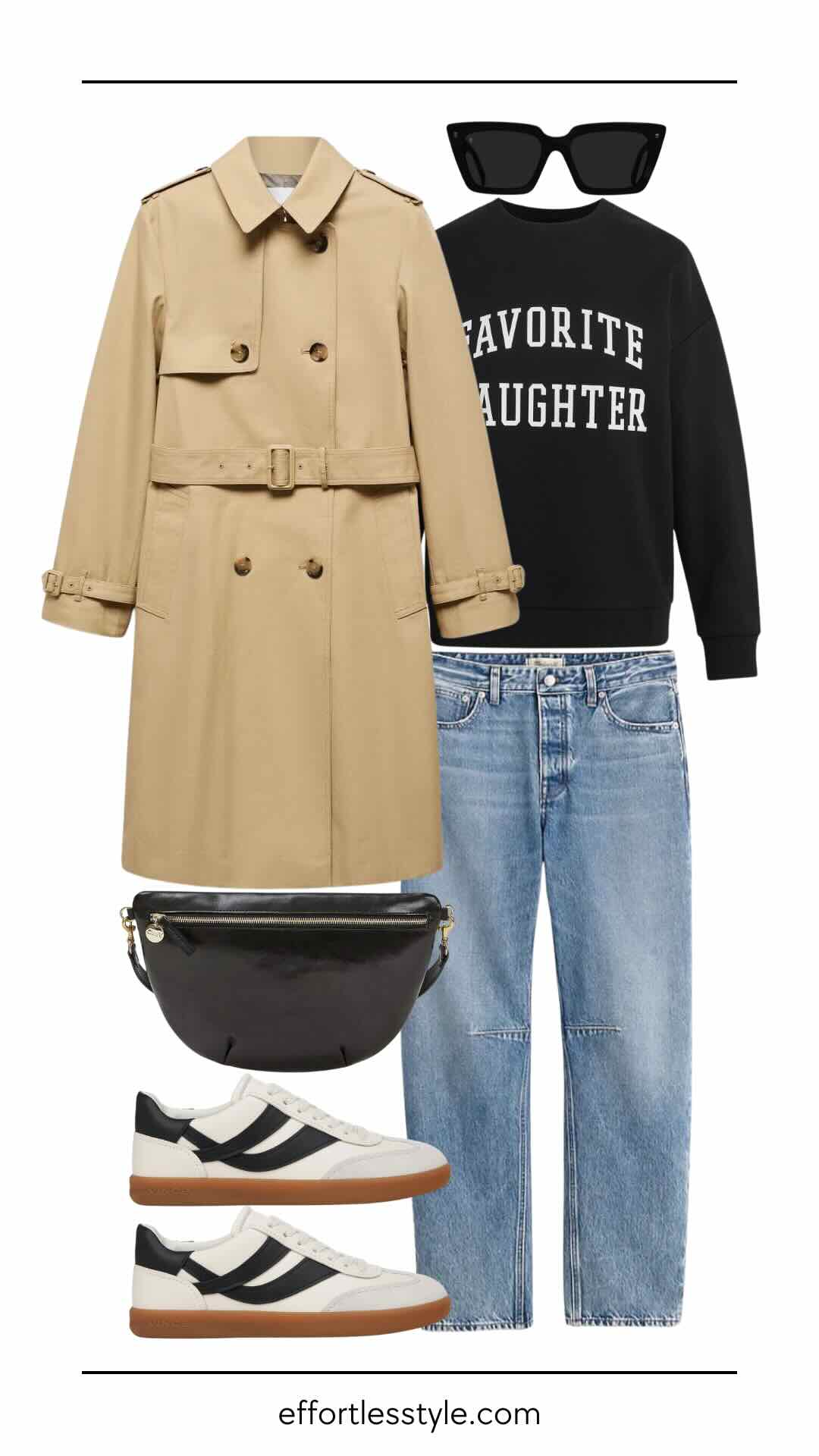 Fall Travel Capsule: Europe Edition Sweatshirt & Barrel Jean what to wear for sightseeing how to wear a graphic sweatshirt the best trench coat for fall affordable trench coat for fall how to style a sweatshirt for sightseeing what to wear in Europe what to wear for a trip to Europe how to pack for Europe