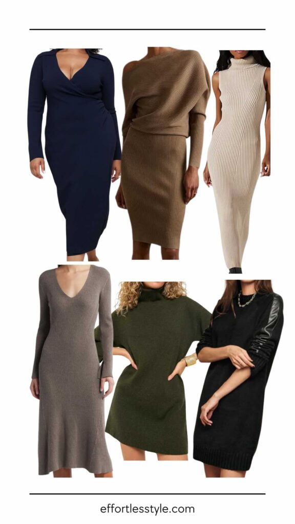 Fall Trends: Sweater Dresses Nashville personal stylists share the best sweater dresses for fall how to buy a sweater dress for fall favorite fall sweater dresses the sweater dress trend fall fashion trends