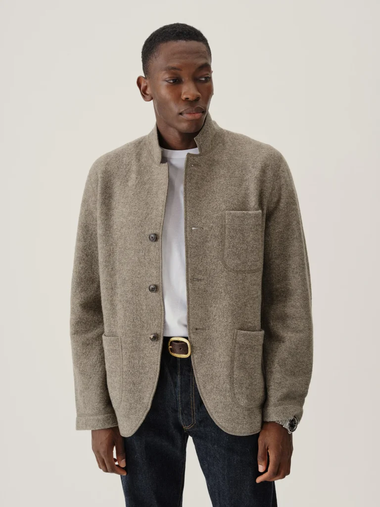 For The Guys: Five Things We Are Loving At Buck Mason Felted Wool Jacket versatile fall pieces for guys what to buy this fall must have fall pieces fall menswear fall outfits for the guys