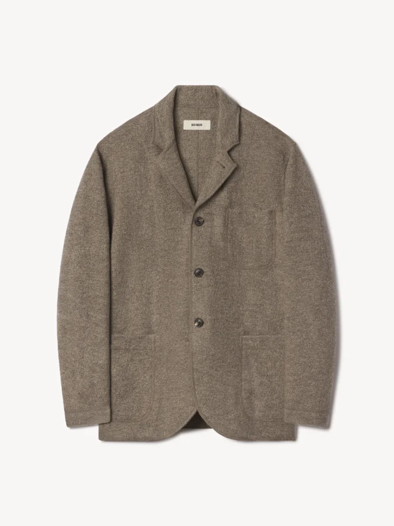 For The Guys: Five Things We Are Loving At Buck Mason Felted Wool Jacket