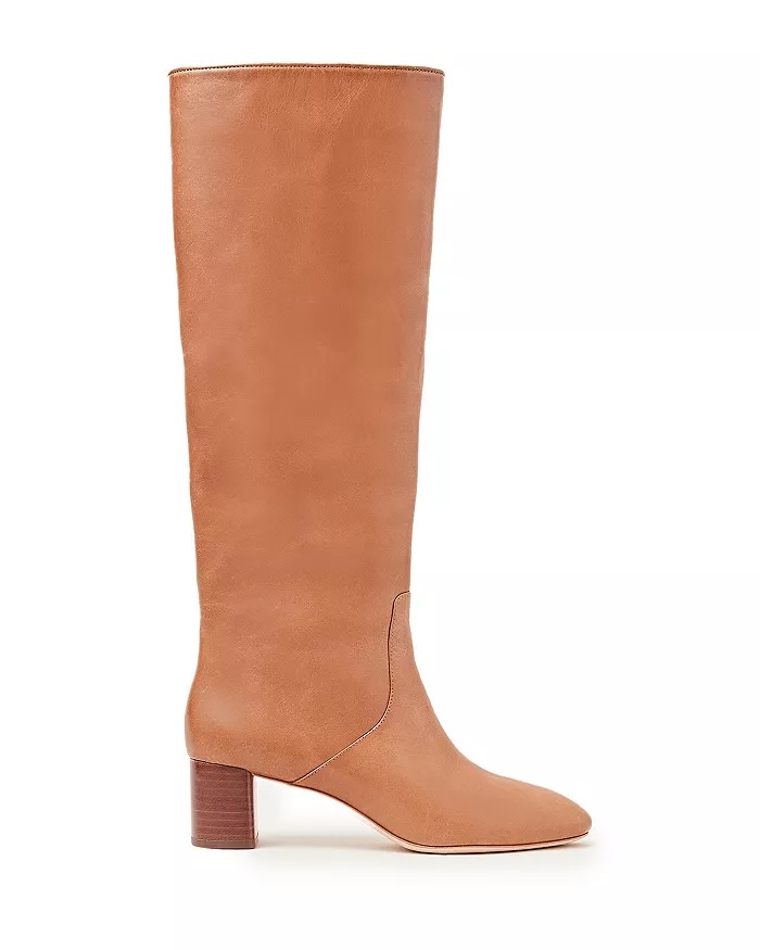 Style Picks ~ Katey's Favorite Things For Fall Tan Leather Tall Shaft Boot the best fall accessories the best tall boots the tall boot trend splurgeworthy boots for fall