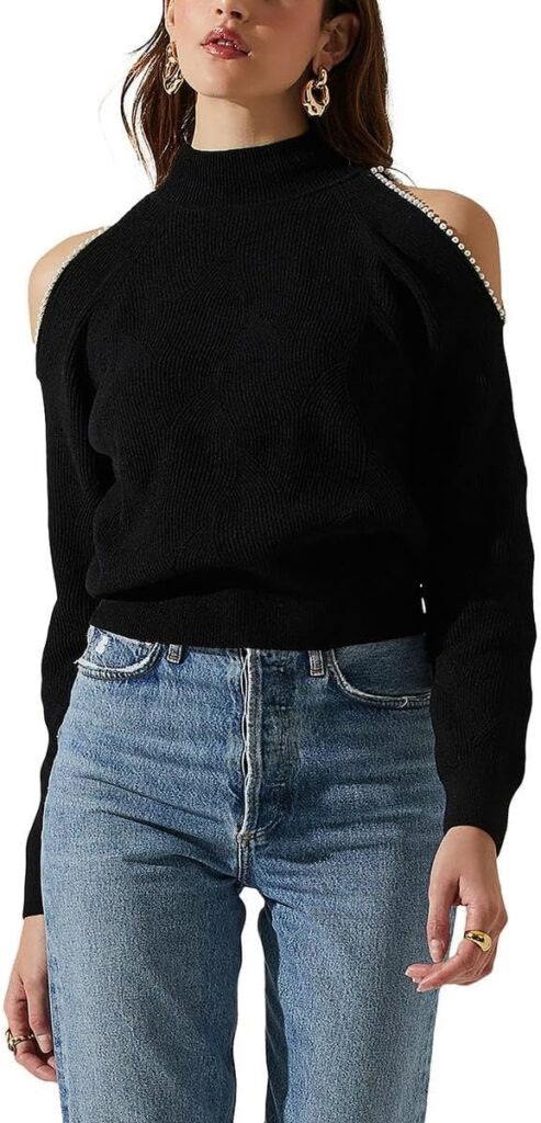 Cold Shoulder Sweater