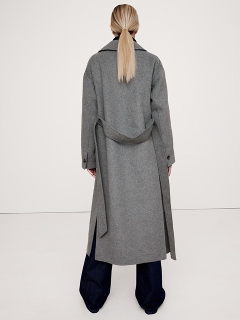 Double Faced Wrap Coat