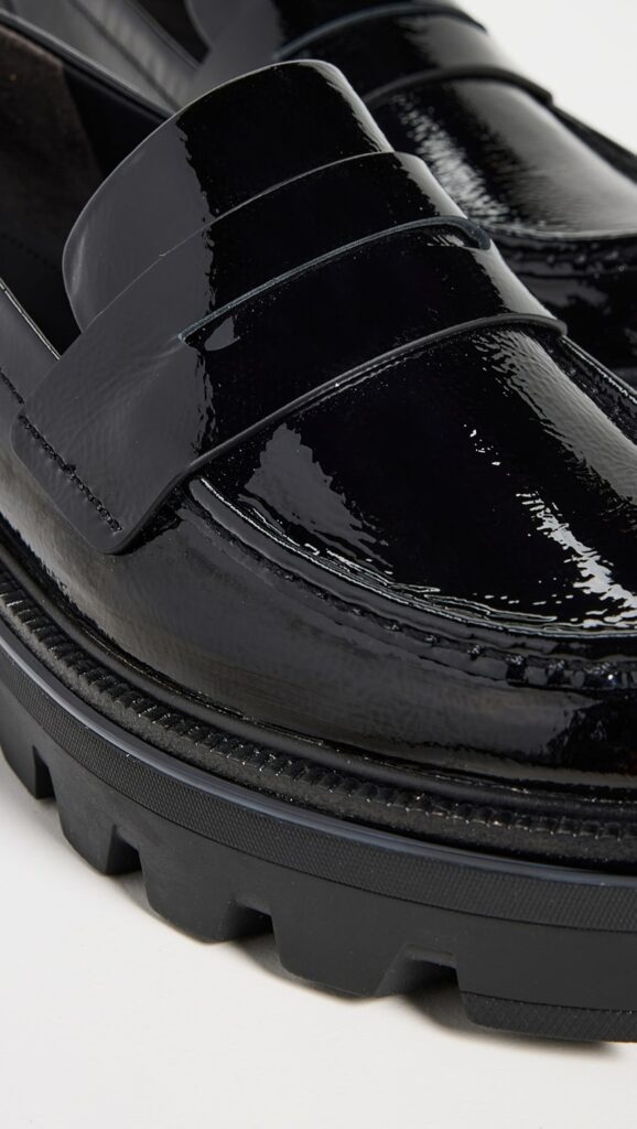 Patent Leather Lug Sole Loafer