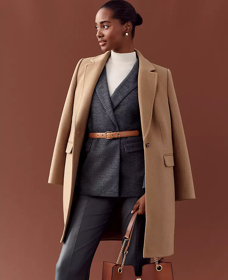 1 Item To Add To Transition Through Winter Single Breasted Notch Collar Coat what to buy in late winter Nashville personal shoppers share the best winter coats winter style inspiration winter style tips