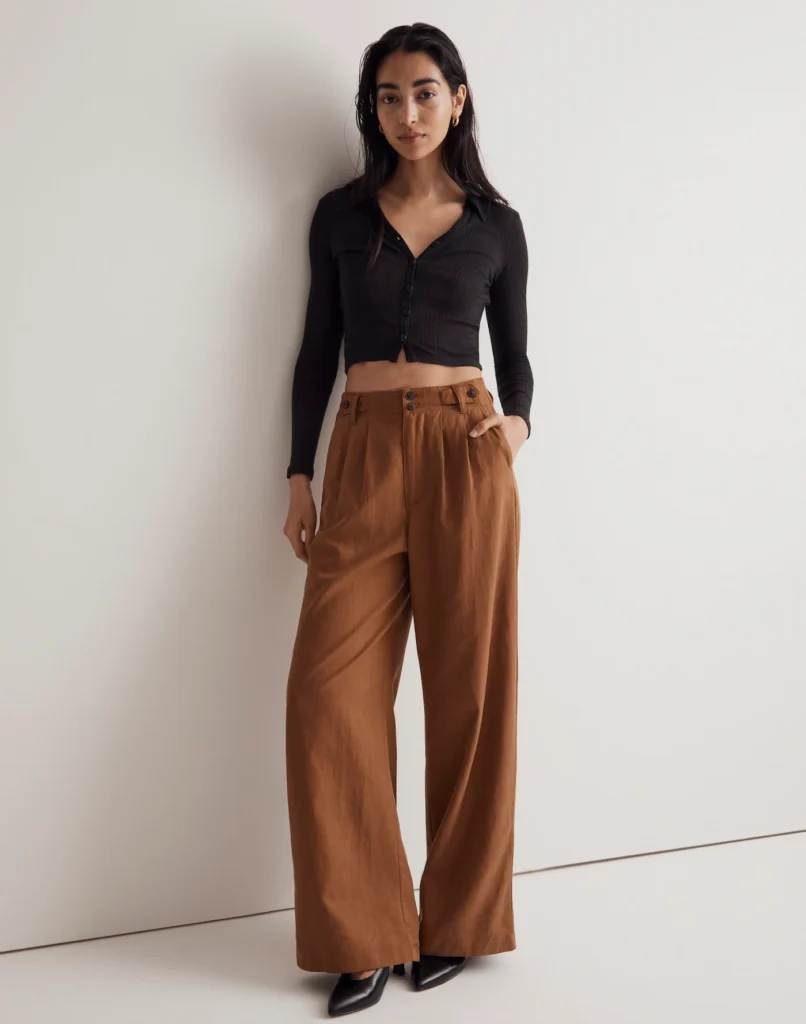 6 Items that Make Any Outfit Look Expensive Wide Leg Trousers how to make your outfit look more expensive the best winter wardrobe pieces what to buy this winter Nashville personal stylists share tips for making your outfit look expensive