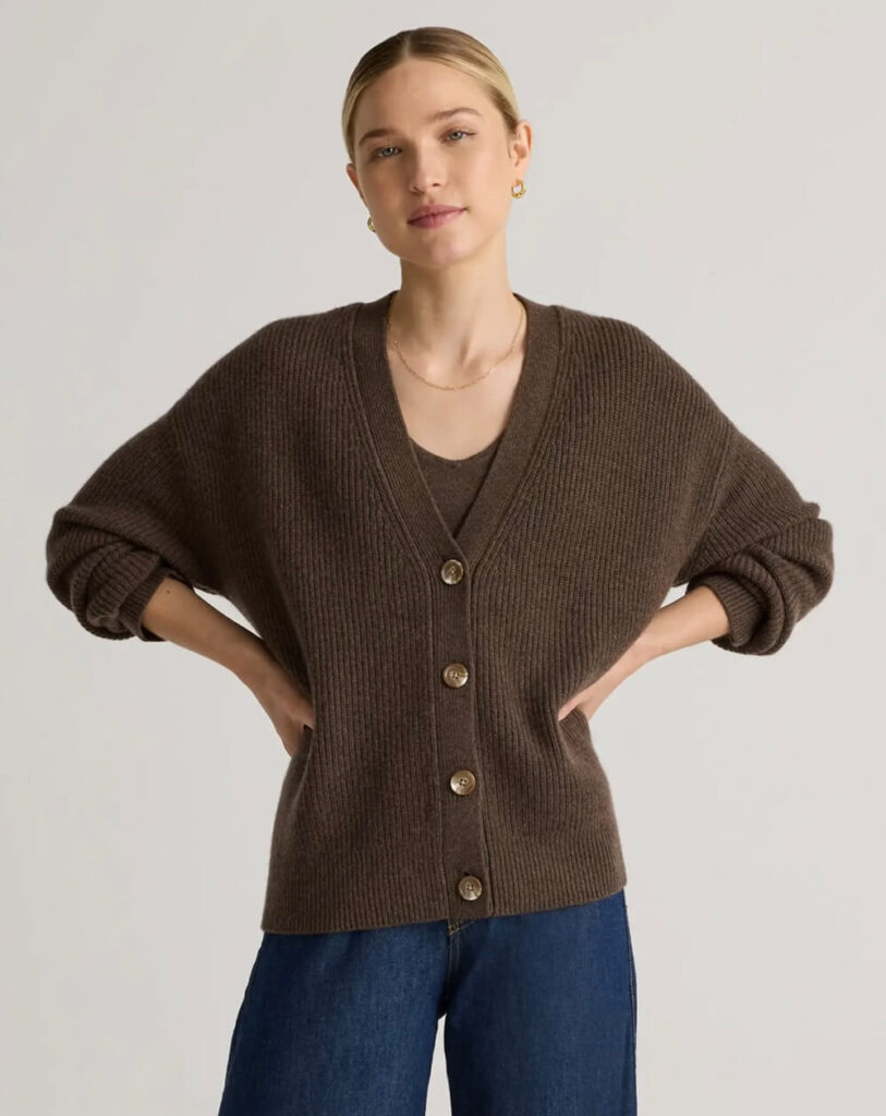 6 Things We Are Loving At Quince Mongolian Cashmere Boxy Cardigan what to buy at Quince our favorite things at quince affordable cashmere affordable closet basics affordable closet must haves