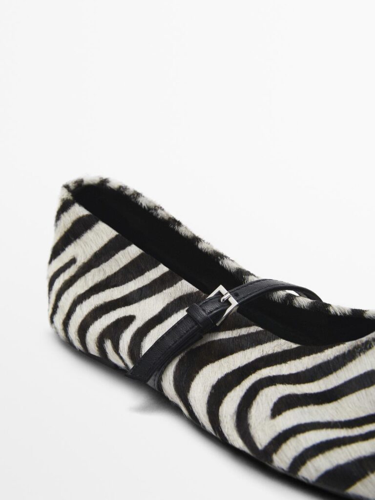 Zebra Print Ballet Flat