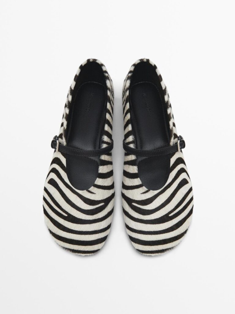 Zebra Print Ballet Flat