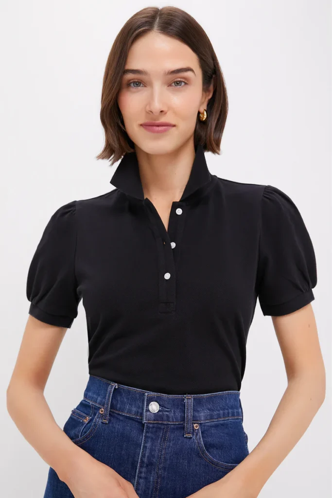 How to Shop Tuckernuck Like a Stylist : Katey Preston’s Favorites Puff Sleeve Polo Shirt Tuckernuck favorites spring style what to buy this spring the best spring tops spring fashion spring fashion what to buy at Tuckernuck