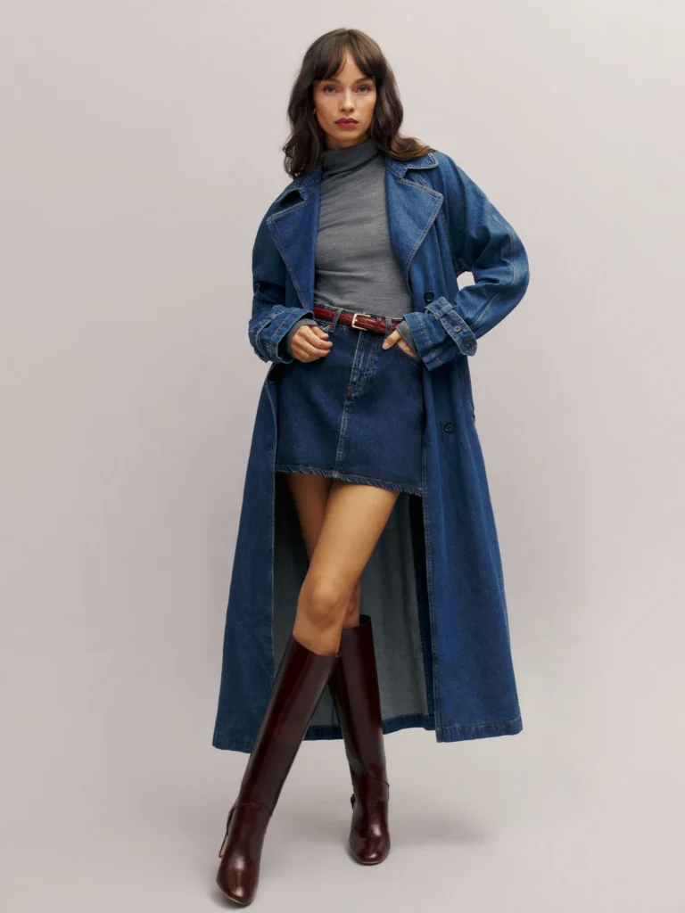 Denim Trench Coat the best jackets for spring must have trench coats for spring spring wardrobe staples what to buy this spring spring must haves Nashville personal shoppers share what to buy for spring