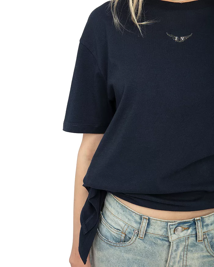 Crewneck Wings Tee Shirt