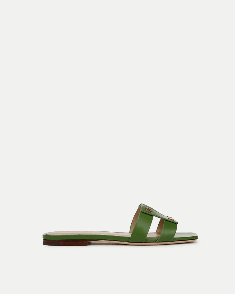Leather Slide Sandal