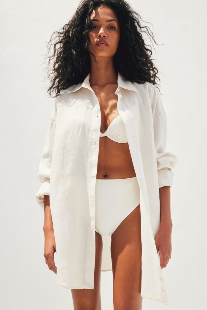 Summer Style: When To Invest And When To Save Linen Beach Shirt affordable beachwear the best beach cover ups nashville stylists what to buy for summer summer basics