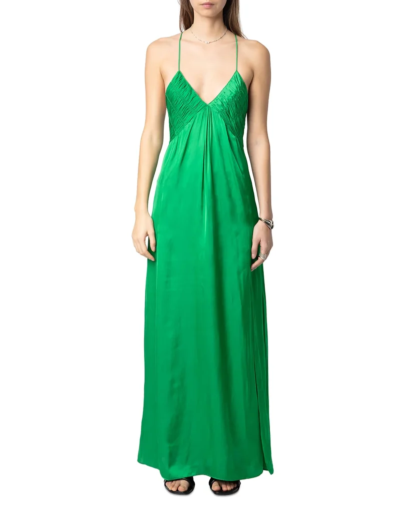 5 Things By Zadig & Voltaire We Are Loving At Bloomingdales Satin Maxi Slip Dress summer pieces what to buy for summer what to wear this summer Nashville stylists the best summer dresses must have dress for summer