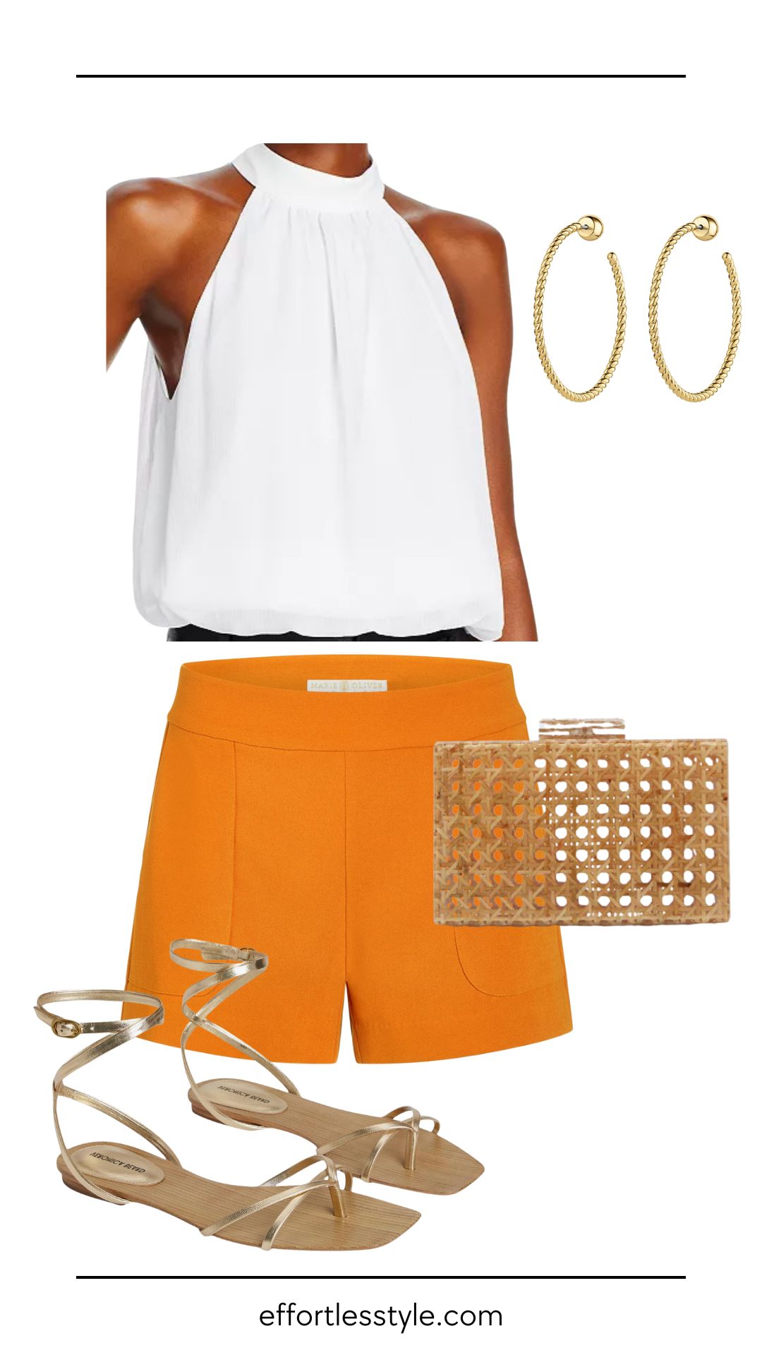 Hot Weather Date Night Looks | dressier summer short outfit