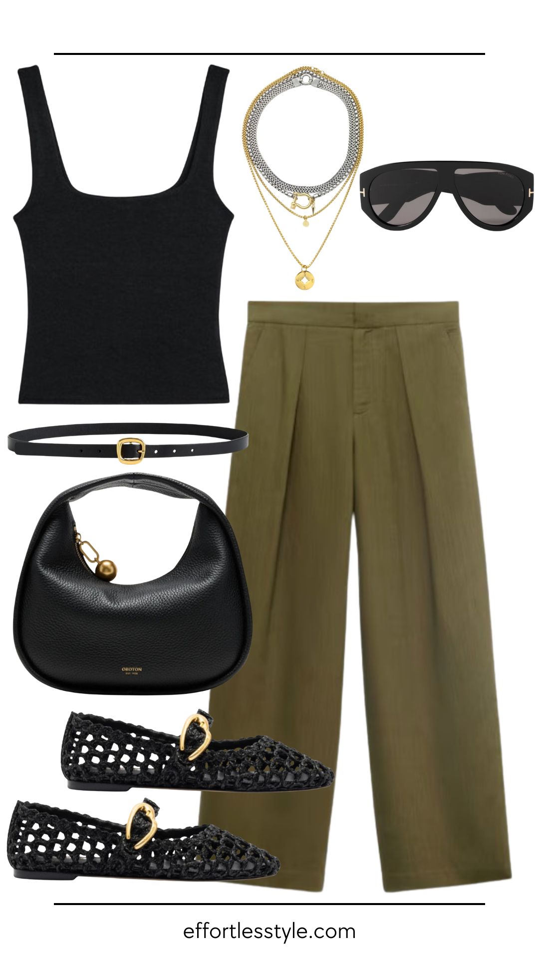 slim fitting tank + linen-blend pleated pants outfit | date night look | date night outfit