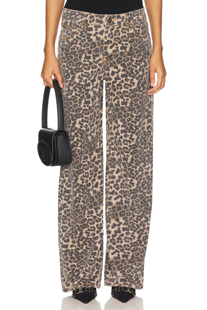 Katie’s Style Picks: Casual Staples with a Twist Leopard Wide Leg Jeans