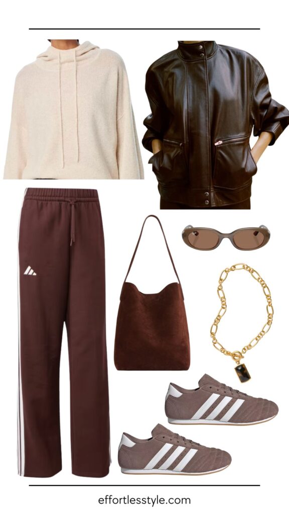 How to Style Track Pants for a Monochromatic, Street-Chic Vibe