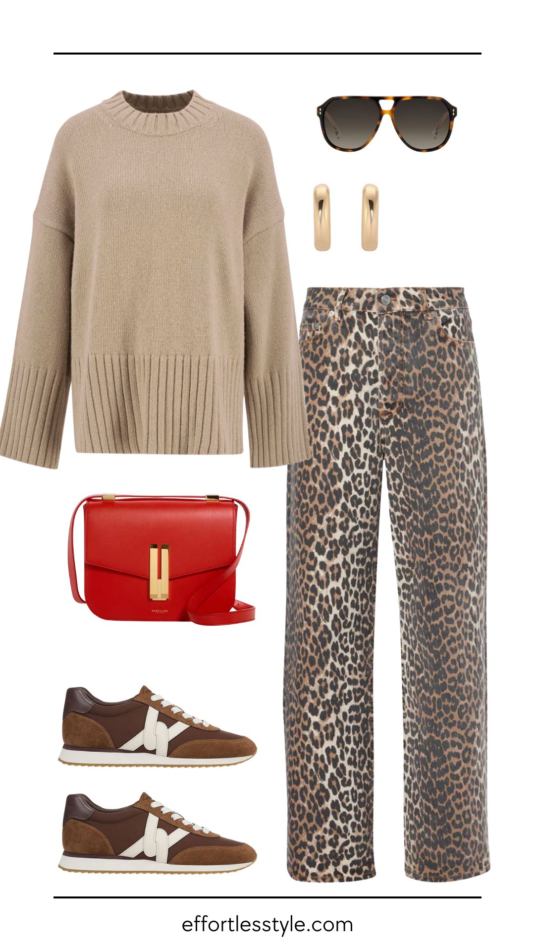 Animal Print Outfit Ideas: Chic Leopard Denim