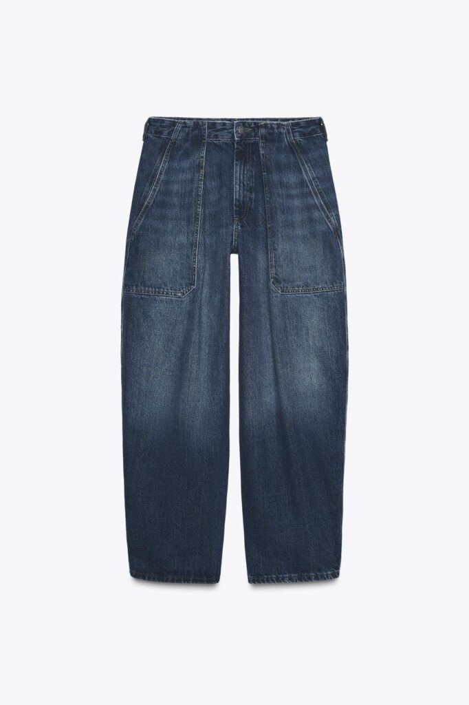 Zara Fall Favorites Styled by Dana: From Luxe Leather to Effortless Denim | zara collection barrel jeans
