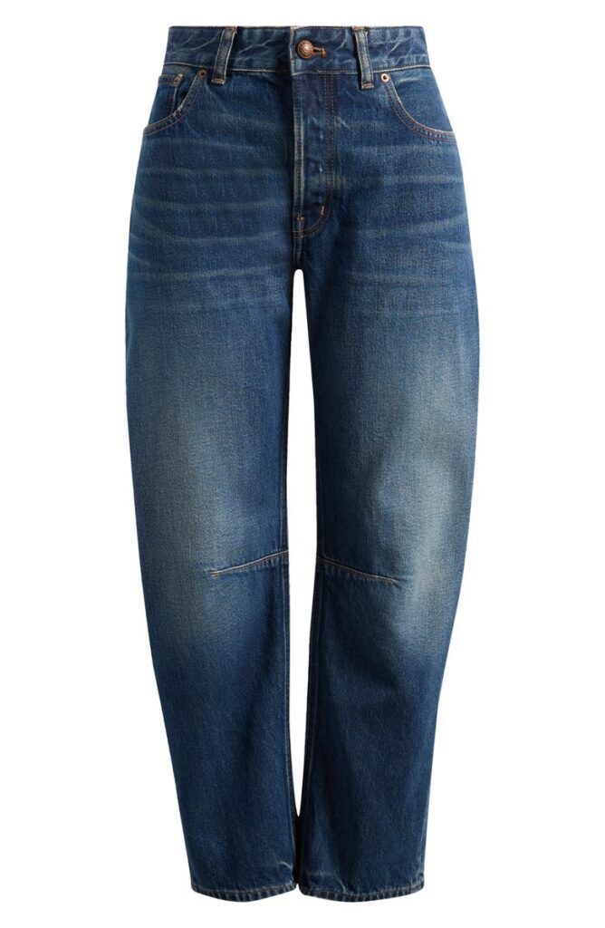 Madewell The Darted Barrel Leg Jeans