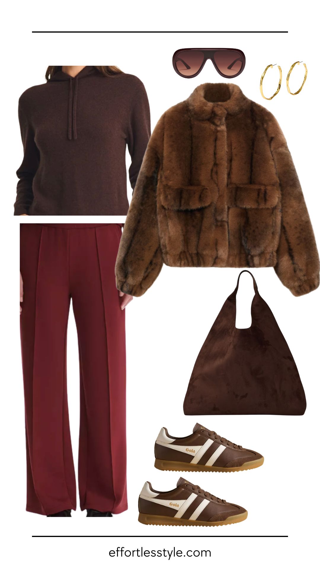 How to Style Burgundy and Brown for Effortless Everyday Looks