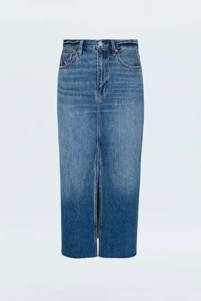 Everyday Denim Staples Under $150 | Pistola Denim Midi Skirt