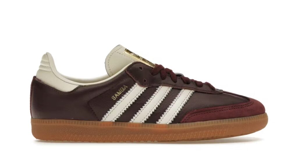 Katie’s Favorite Things for Everyday Comfort | Adidas Samba OG in Maroon