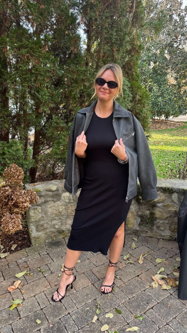 How to Style an Oversized Leather Jacket for an Elevated Night-Out Look