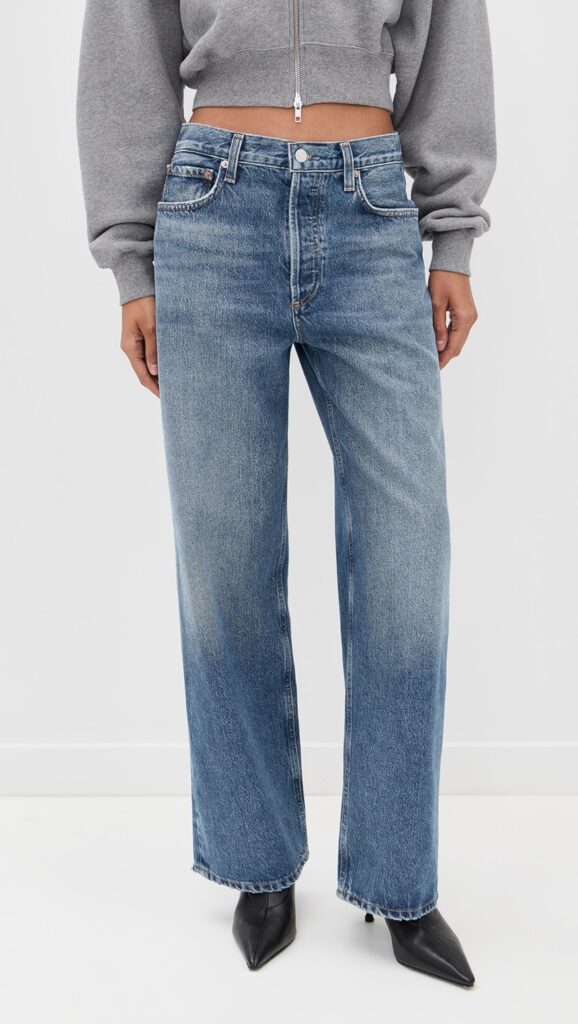 3 Easy Outfit Formulas to Make Your Mornings Easier | Formula 1: The Elevated Casual Look | AGOLDE Low Slung Baggy Jeans