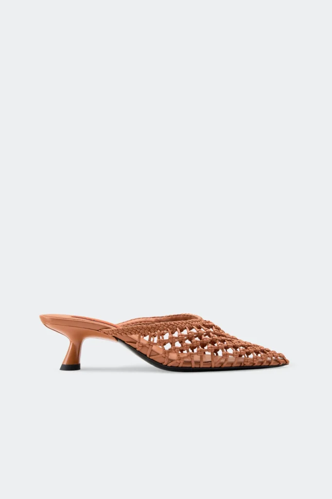 Simon Miller Knotted Gala Mule in Chestnut