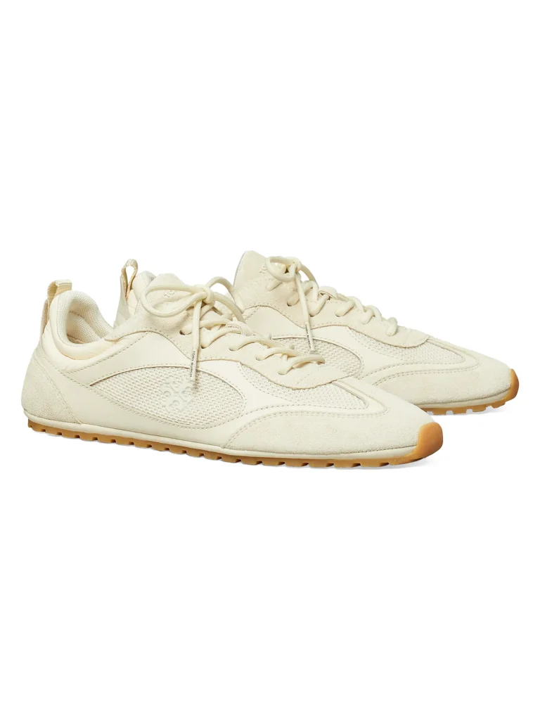 How to Dress Like a Minimalist (Without Looking Boring) | Tory Burch Field Leather Sneakers