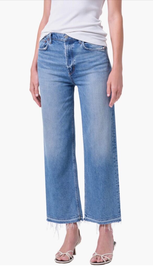 AGOLDE Ren High Waist Wide Leg Jeans 