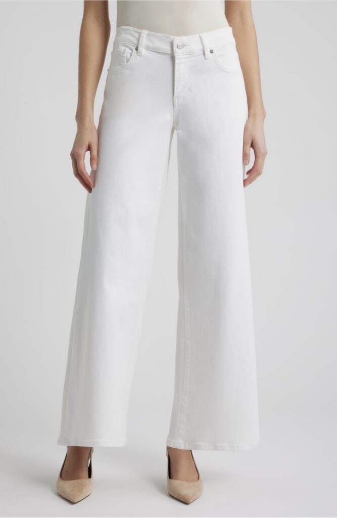 Spring Wardrobe Refresh: 5 Easy Swaps to Make Now | FRAME Le Slim Palazzo Jeans