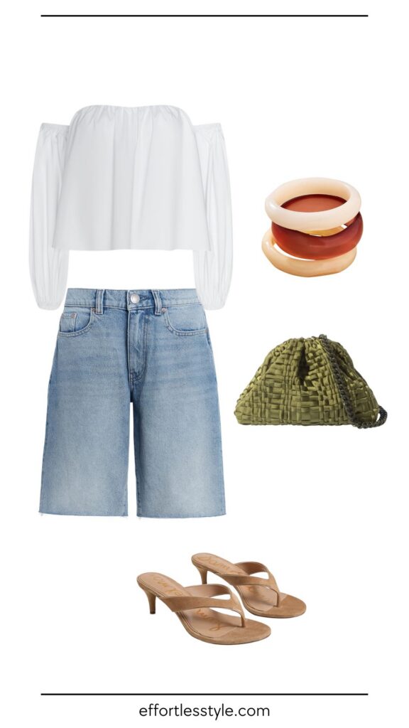 How to Style Bermuda Shorts: 4 Easy Outfit Ideas | Elevated Summer Bermuda Shorts outfit