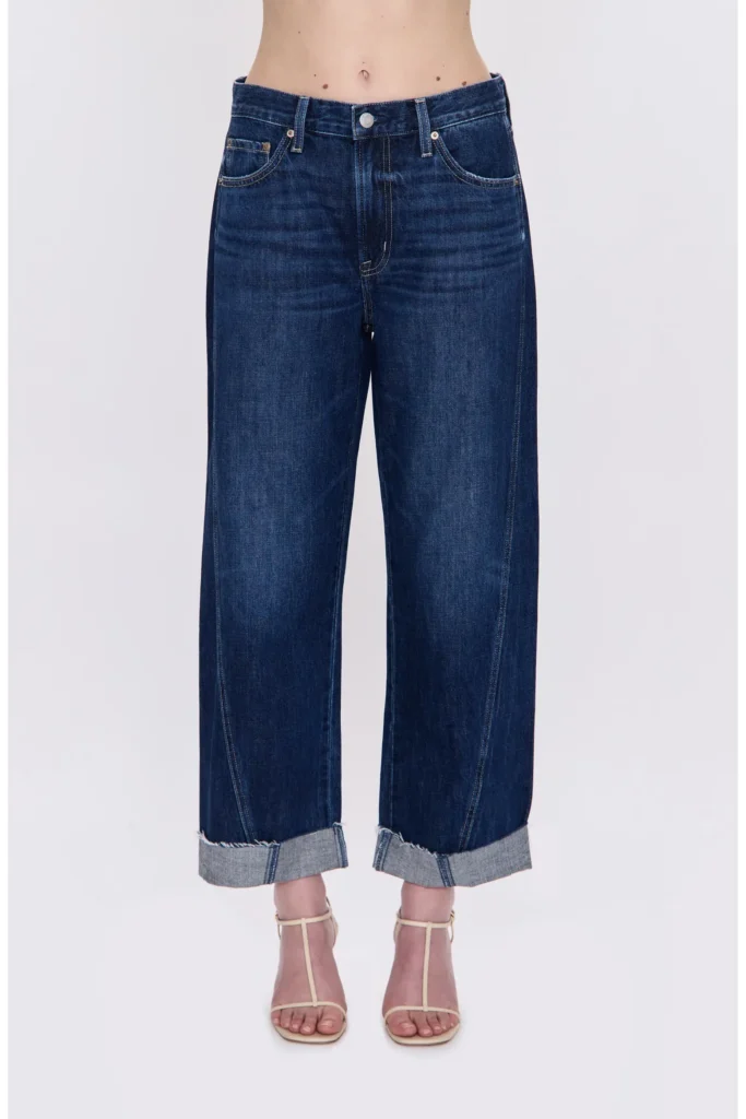 Pistola Kacey Cuffed High Waist Boyfriend Jeans