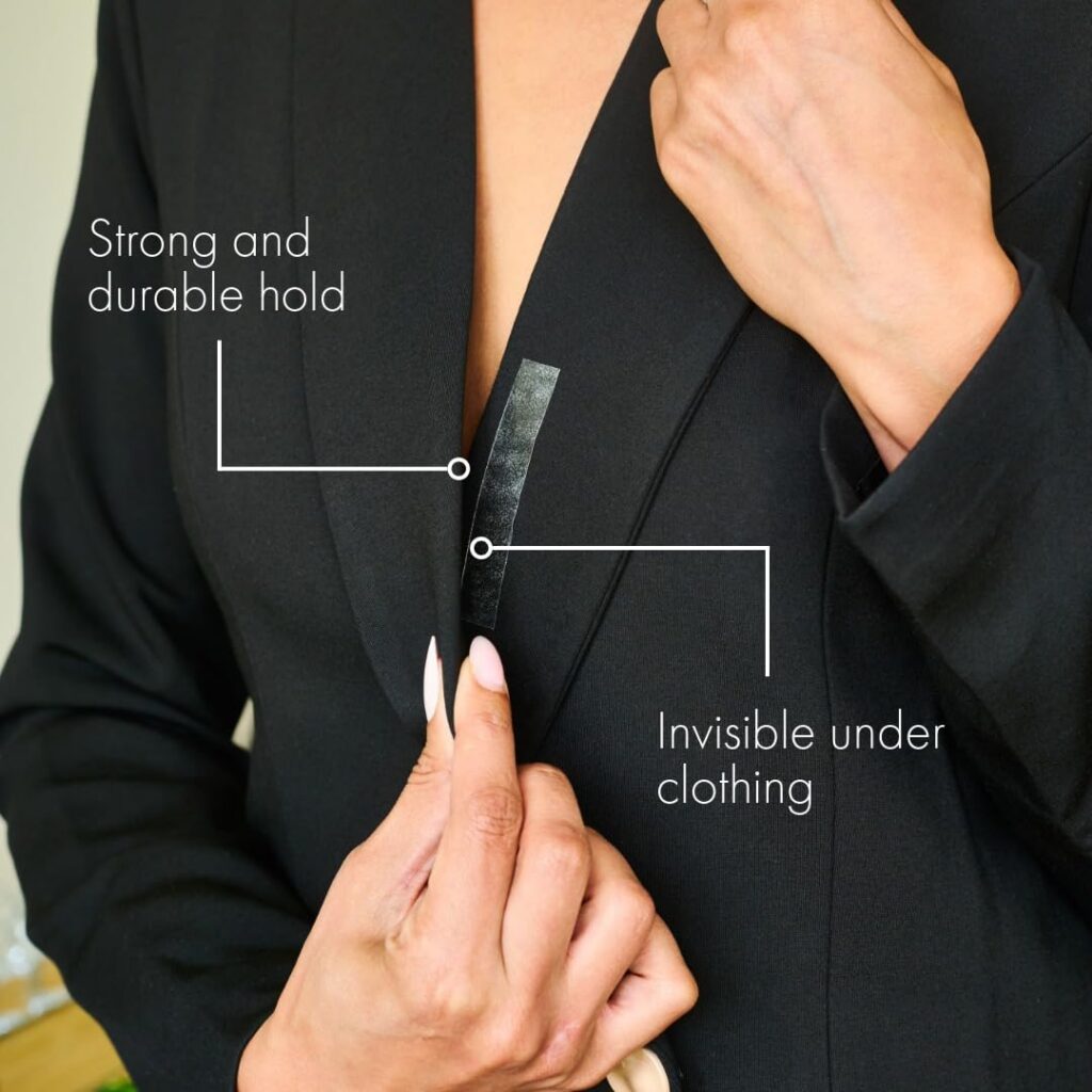 Fashion tape is honestly the secret behind every polished outfit that might otherwise gape or shift. We 