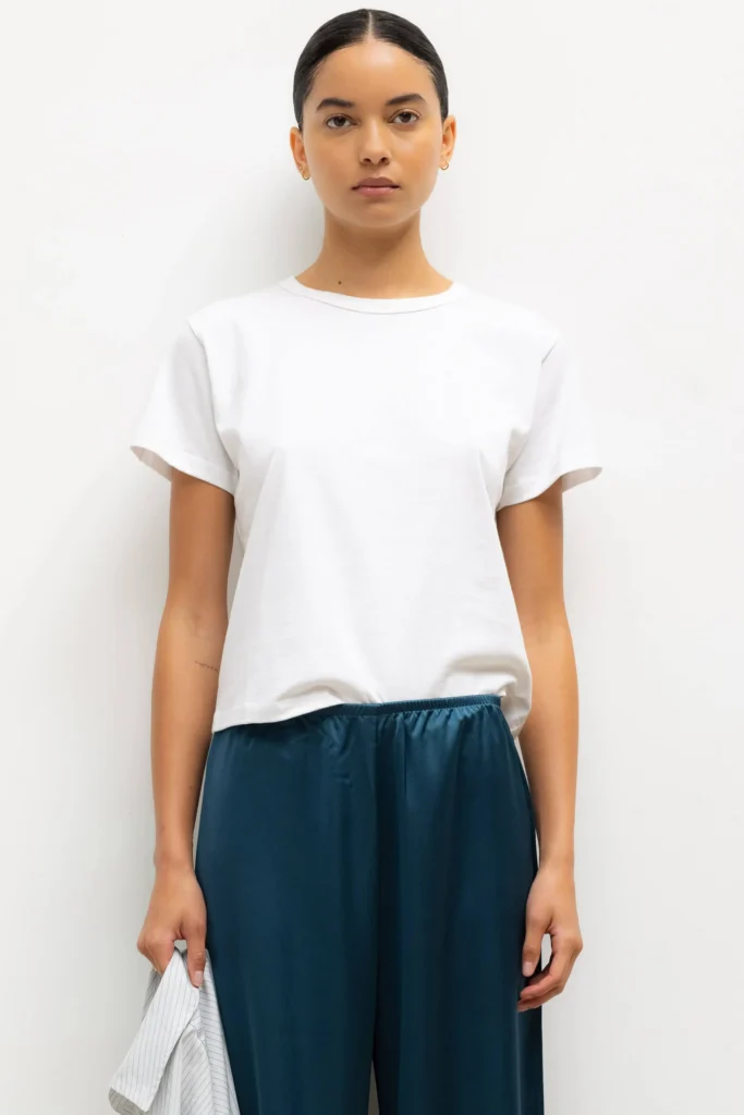 LESET The Margo T-Shirt Basic White Tee