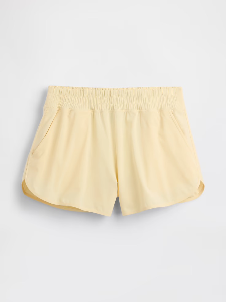 GAP Running Shorts Butter Yellow